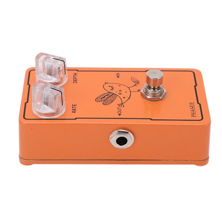Phase Effect Metal Rate Depth Knobs Gitarr Monoblock Phaser Pedal Inbyggt 9V 300mAh Batteri