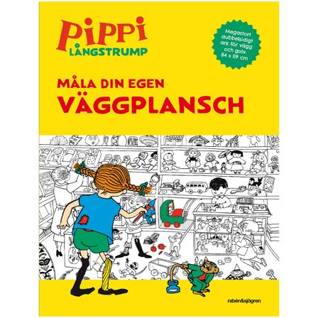 Pippi Langstrømpe - Mal din egen vægplakat
