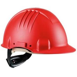 3M G3501 Skyddshjälm Röd, Huvudskydd