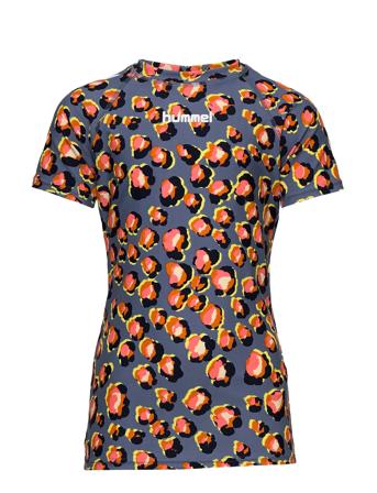 Hmlazul Swim Tee S/S Patterned Hummel