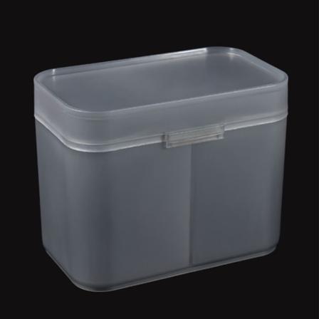 Bomullsdynor Spinn Nagelservetter Makeup Borstar Organizer Förvaring Bo Black
