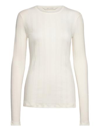 Thyra L/S Cotton Top Drop Needle Go Gai+Lisva White