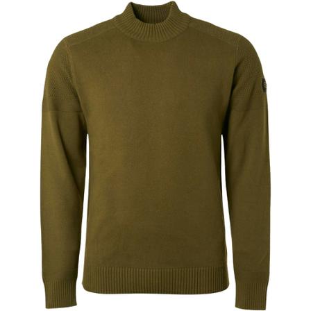 No Excess, Pullover crewneck mix jacquard resp sage green Groen, Heren, Maat:XL