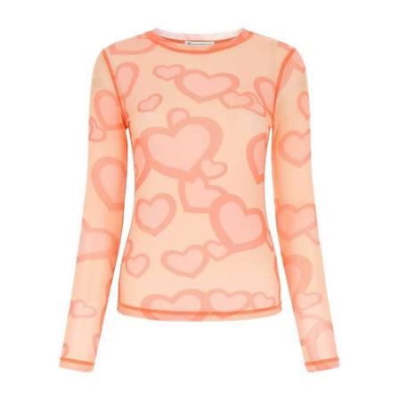 JW Anderson Long Sleeve Tops Orange, Dame