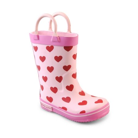 Vincent Lots Of Heart Children wellington boots Pink 22