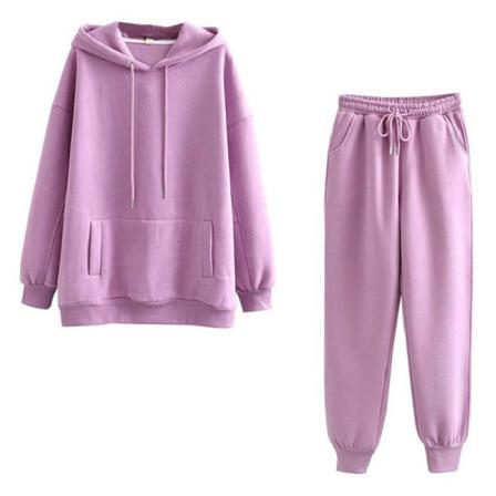 Dam Luvtröja Och Sweatpants Luvtröjor Sweatsuit Dragsko