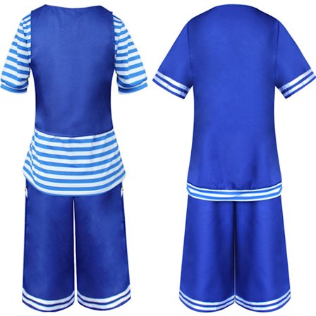 Stranger Things Dame Cosplay Marineblå Uniform Kostume Halloween