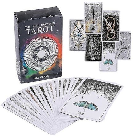 2024 78 st The Wild Unknown Tarotkortlek Rider-Waite Oracle Set Spådomskort - Perfekt