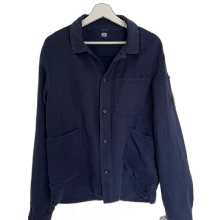 Marinblå overshirt från C.P. Company
