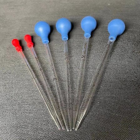 10 st Glasgraderade Pipett Droppar 0,5-10 ml Överföring