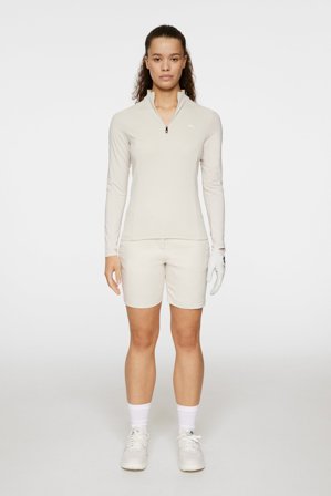 J.Lindeberg - Golf - Cindy Quarter Zip Mid Layer - Grey - Woman - L