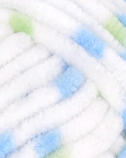 Garn Hygge Multi 100g Grønnblå - Gjestal Garn