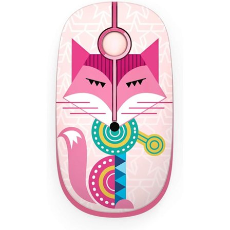 Trådlös mus, 2,4G Slim bärbar mus med nanomottagare för knä