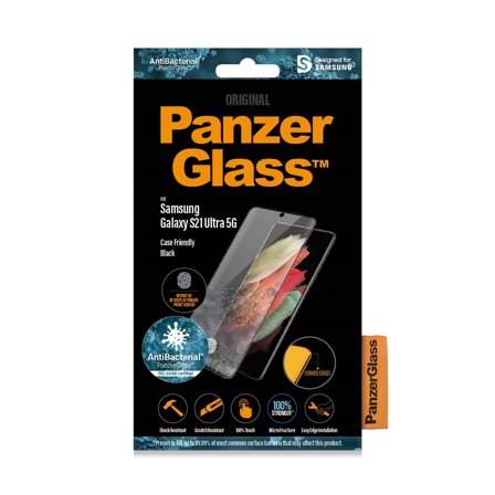 Panzer Samsung Galaxy S21 Ultra 5G Screen Protector PanzerGlass - High quality tempered glass screen protector