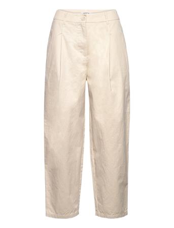 Mschcyrilla Hw Ankle Pants MSCH Copenhagen Beige