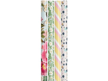 HEDLUNDS OF SWEDEN Presentpapper 70cmx4m mix - Lyreco - Emballage och lagerutrustning - Presentinslagning - Presentpapper och Julpapper