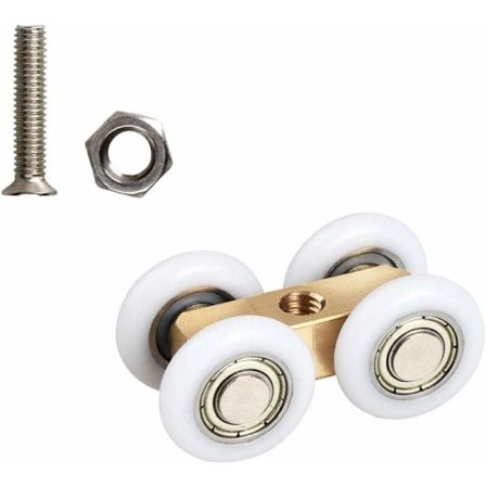 Dusjdørruller Firehjuls dusjdør/hjul/trinser/føringer Baderom Baderom