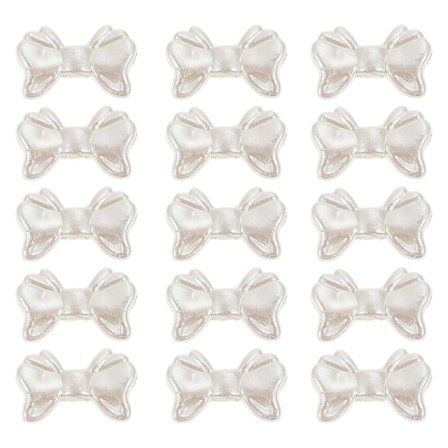 300 stk. Bowknot Spacer Perler Plastik Sløjfe Perler Bowknot Løse Perler DIY Øreringe Charms