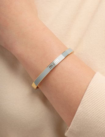 Design Letters Vip Word Candy Bangle (Zimula) - Blue - ONE SIZE