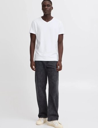 Blend Bhdinton V-Neck Tee 2-Pack - White - XXL