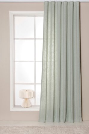 Hasta - Gardin Lina 132x250 - Blå - Leggbåndslengder - 250 - Fra Homeroom