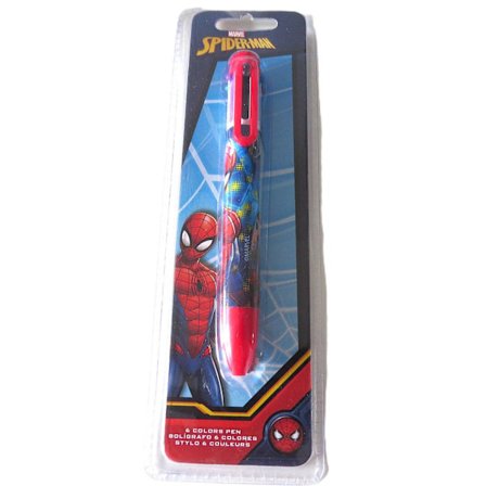 Spider-Man Multicolour pen 6 farver