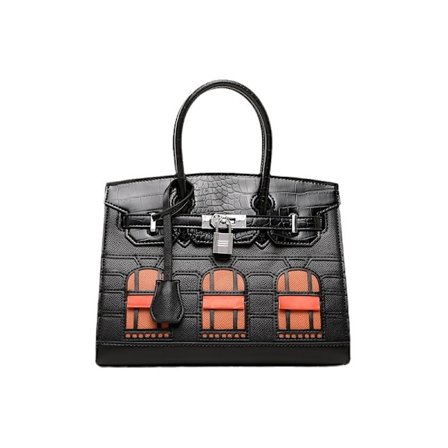 Musta, klassinen niche-talon platinakassi olkalaukku crossbody naisten suuri kapasiteettilaukku