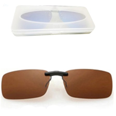 Effektfulla Clip-on Solglasögon Polarized