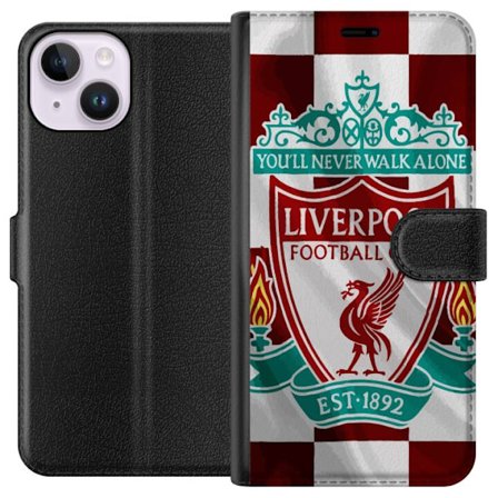 Kompatibelt Lommeboketui til Apple Apple iPhone 15 Liverpool FC