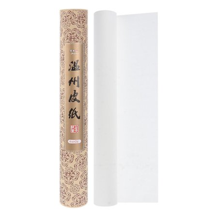 Vellum Skitsepapir Rulle Tegnepapir Rulle til Tegning Kunst Maleri Kalligrafi 46x2500cm (B Grade Hvid Farve)