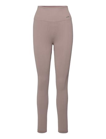 Dusty Violet Ribbed Seamless Tights Running/training Tights Rosa AIM'N