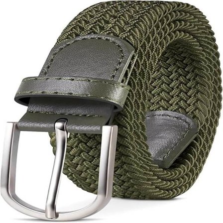 Herrebånd, Elastisk flettet belte Unisex Herr Dame Flettet Elastisk Stretch Vevd Belte 33mm(1,25"), Lengde 42"(107cm) Passer Midje 33"-36", Flere 
