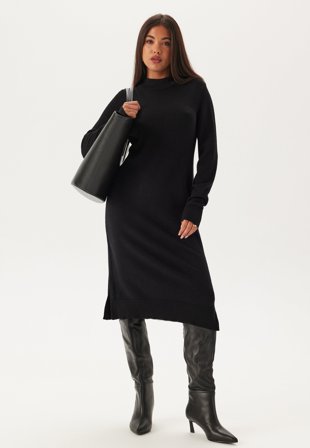 VILA-Viril Crew Neck Midi Dress-XS
