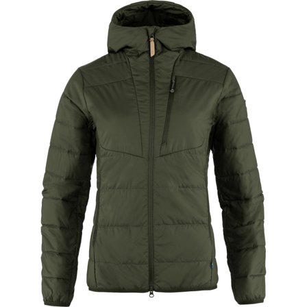 Fjällräven Keb Padded Pull à Casquetteuche XL - female - Deep Forest/Vert - Trekking Giletes