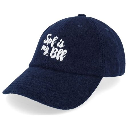 Abducted - Blå unconstructed Keps - Spf Is My Bff Terry Navy Dad Cap @ Hatstore