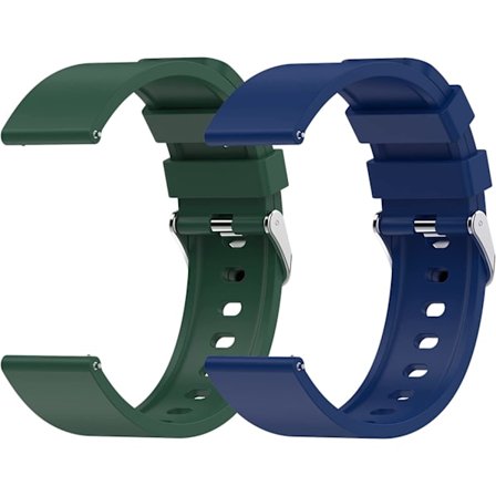 22mm Smartwatch-rem - 2 st Silikonsnabbspänne, Repla