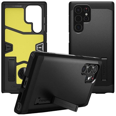 SPIGEN TOUGH ARMOR GALAXY S22 ULTRA SVART