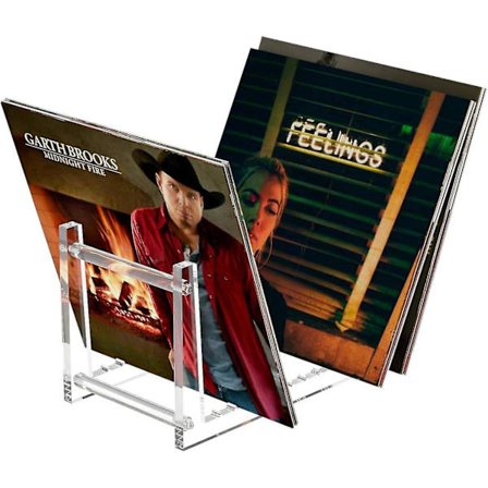 Klar Vinylpladeholder, Akryl Vinylplade Display Stativ Til Op Til 50 Album