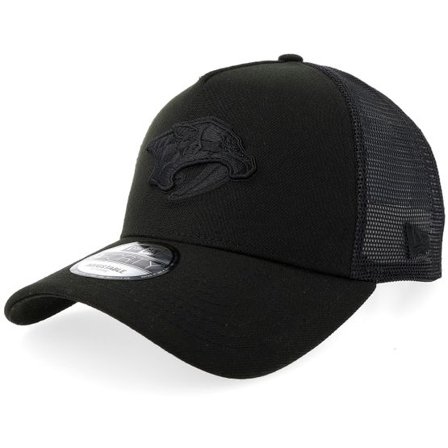 New Era - NHL Svart trucker Keps - Hatstore Exclusive x Nashville Predators 9FORTY Black A-frame Trucker @ Hatstore