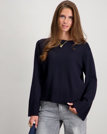 RYVLS Knit L/S Sweater Bleu Pulls Fille - Kids Brand Store