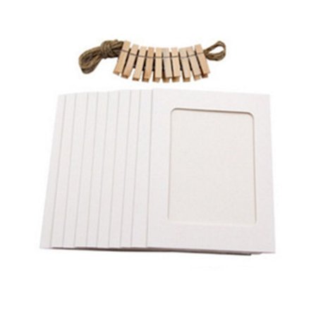 10 paperia valokuvakehystä valokuva-albumit VALKOINEN - spot-myynti