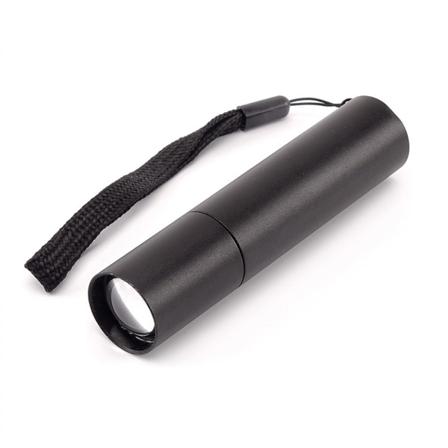 Mini lysende lommelygte genopladelig lommelygte zoom super lysende langtrækkende lille bærbar LED udendørs camping studerende med USB
