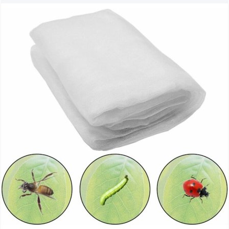 Insektnet, 60 Mesh 6x2,5m Insektbeskyttelsesnet, Anti-insektnet til planter, Myggenet til have, Havebeskyttelsesnet til beskyttelse af planter