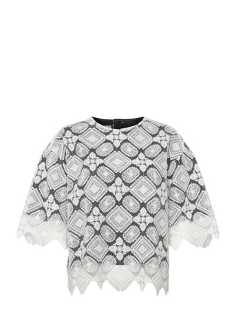 Lejse Blouse White Embroidery White Naja Lauf