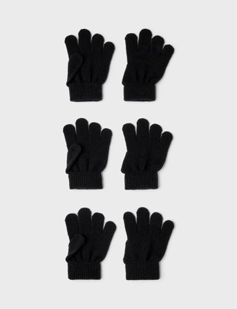 name it Nknmagic Gloves 3P Noos - Black - 6