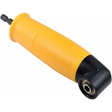 Vinkelborr, 90 graders vinkelborr vinkeladapter förlängning borr elektrisk skruvmejsel 1/4" sexkantshylsa skruvmejselhållare adapter