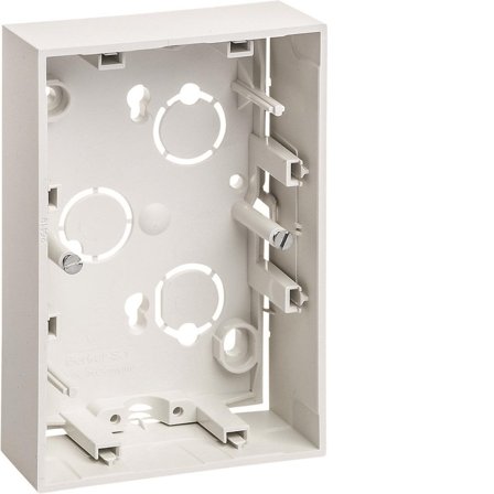 Hager 6310828989 Förhöjningsram för 2-vägsuttag Vit, Strömbrytare & vägguttag