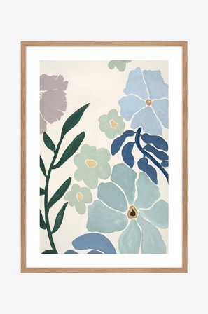 Malerifabrikken - Billede This Season 1, Eg ramme - Blå - Billeder - Fra Homeroom