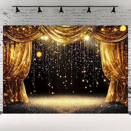 Stort dimissionsbaggrundsbanner 240 x 180 cm, festfotoboksbaggrund til dimissionsfester - hængende dekoration (240 x 180 cm)