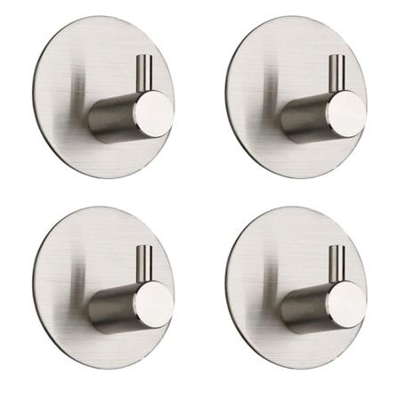 CDQ 4st badrum, kök, spikfri metall, sömlös krok, vägg,